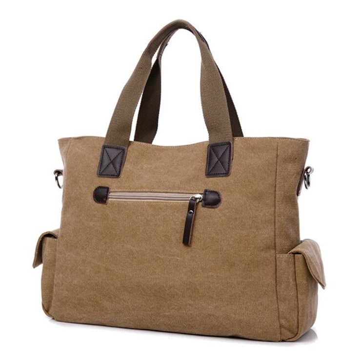 Unisex canvas large capacity handbag - Canvas_Tote_2020