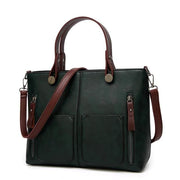 Vintage shoulder bag causal totes - green - Women_Bags