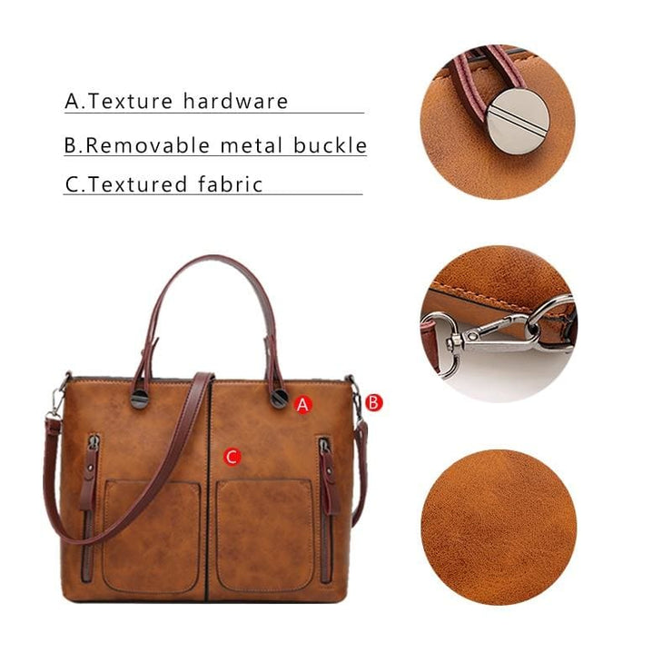 Vintage shoulder bag causal totes - Women_Bags