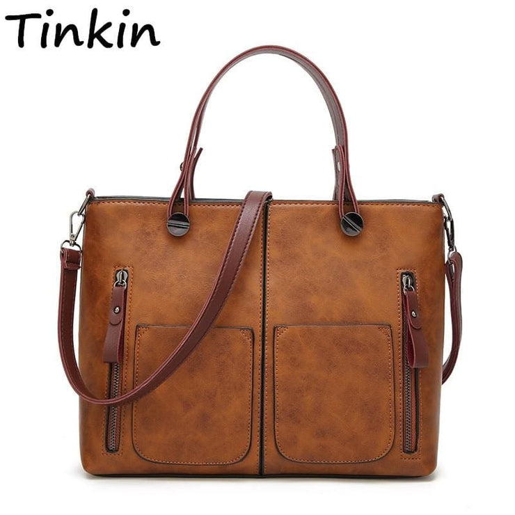 Vintage shoulder bag causal totes - Women_Bags