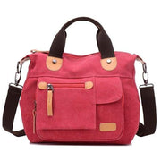 Women bag canvas messenger bags - Red / (20cm<Max Length<30cm) - Canvas_Tote_2020