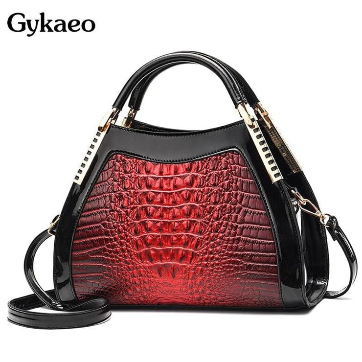 Women Bags Designer Fashion Crocodile Pattern - Canvas_Tote_2020