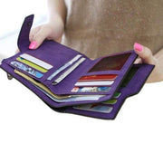 Women Purse Solid Color Mini Grind Magic - wallet