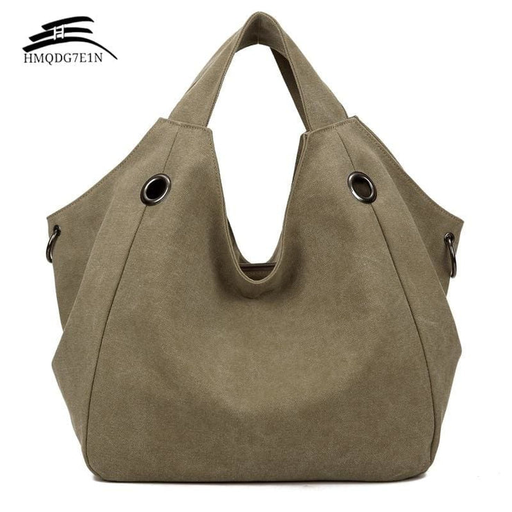 Women solid shoulder bag canvas - Canvas_Tote_2020