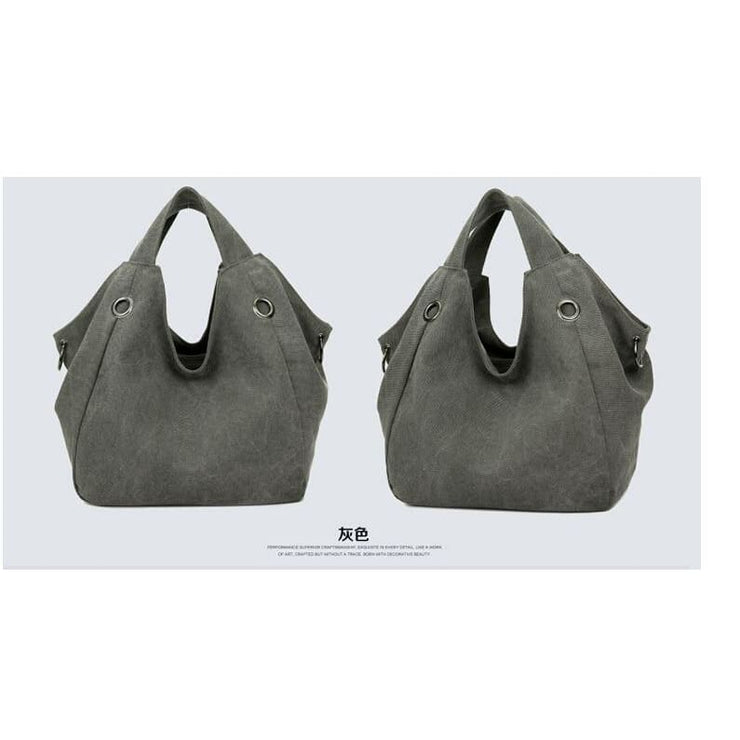 Women solid shoulder bag canvas - Canvas_Tote_2020