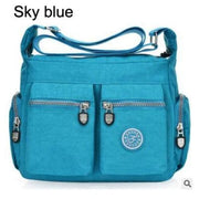 Women top-handle shoulder bag - Sky blue - Canvas_Tote_2020