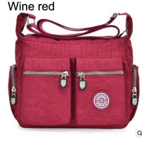 Women top-handle shoulder bag - Wine red - Canvas_Tote_2020