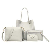 Women unique pattern leather 4pcs - 3 - Handbags