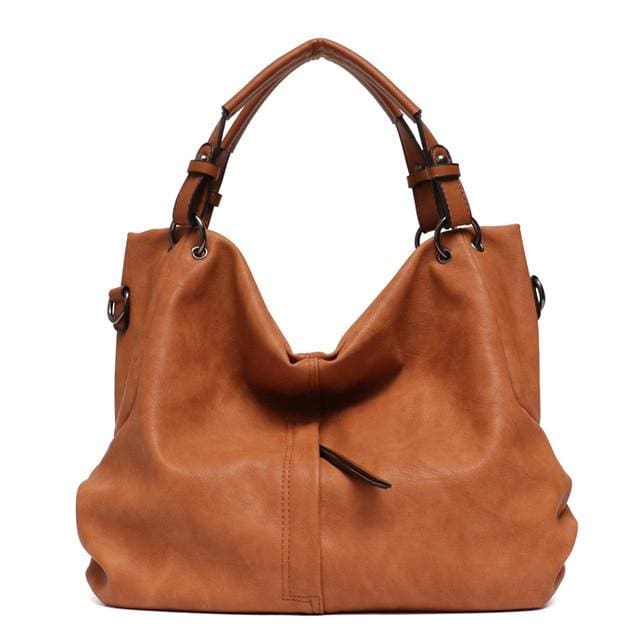 Womens handbags shoulder bags - Tan - Women_Bags